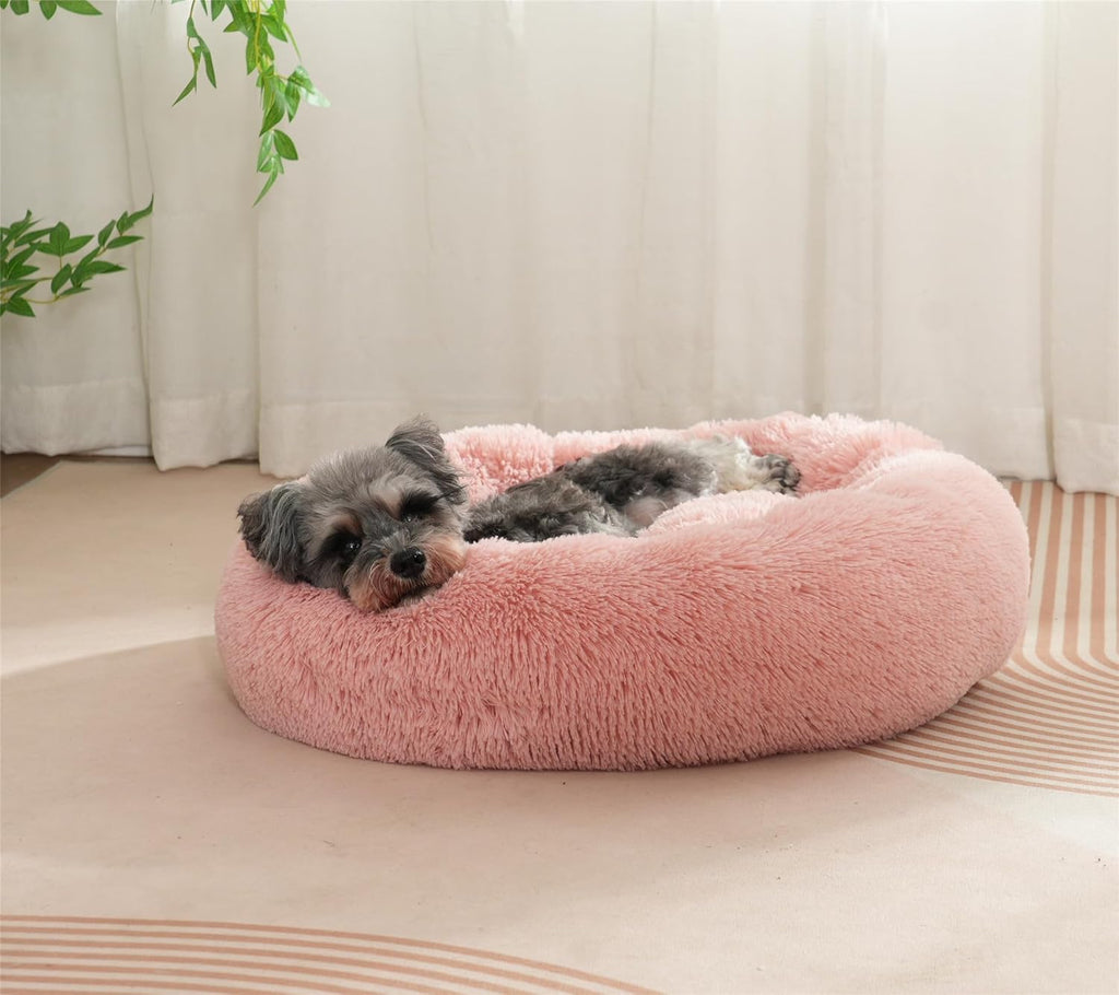 Enjamoy Plush Donut Pet Bed