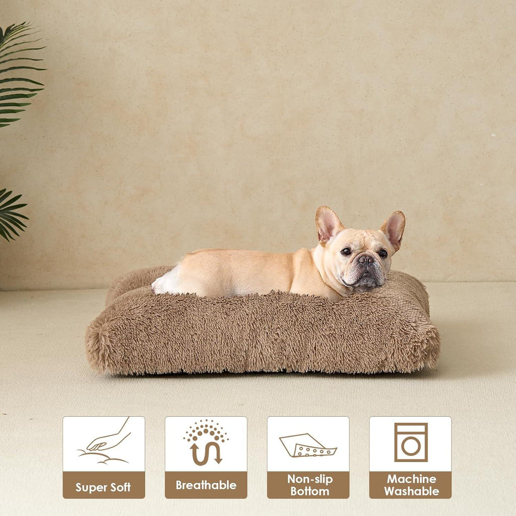 EHEYCIGA Calming Dog Bed Medium, Fluffy Anti | PetNestUK