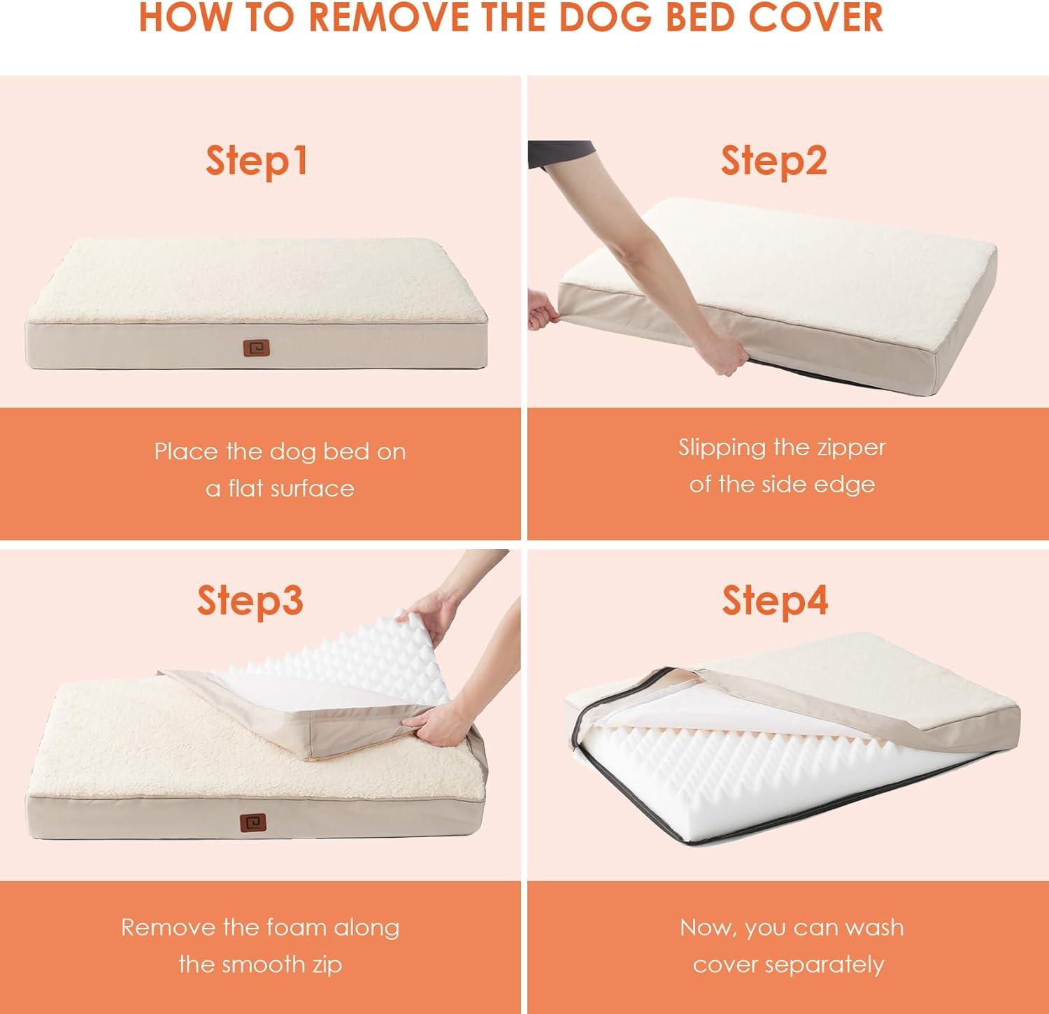 EHEYCIGA Orthopedic Dog Beds Small, Medium, | PetNestUK