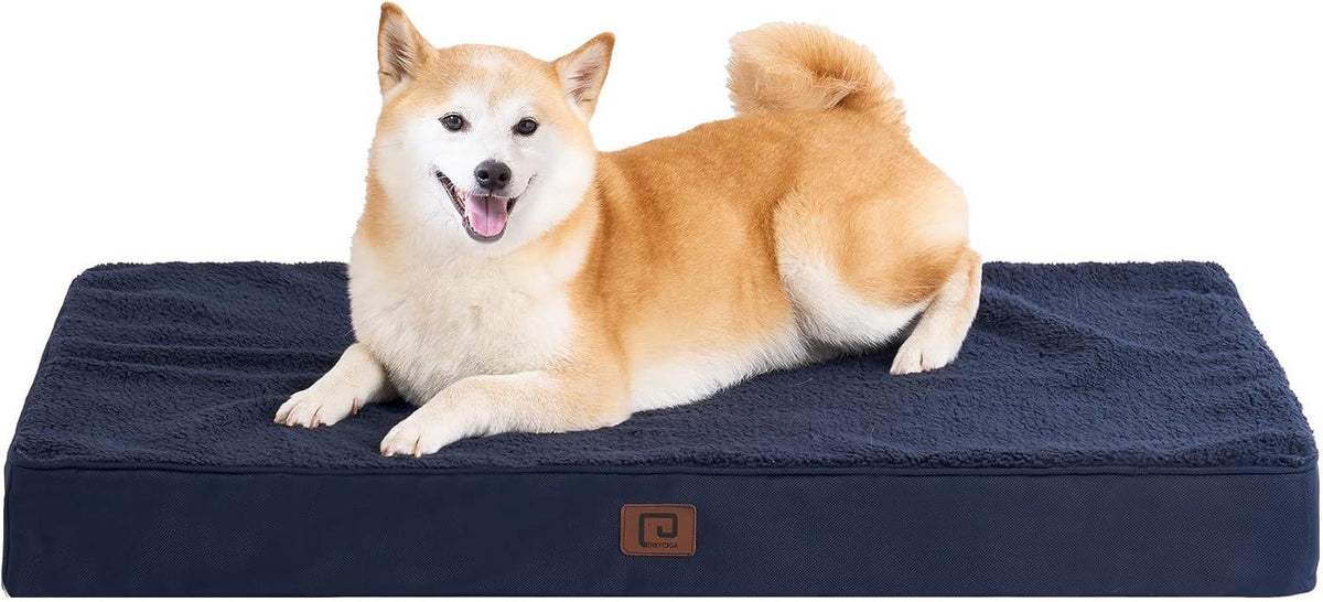 EHEYCIGA Foam Dog Mattress with Removable Cover