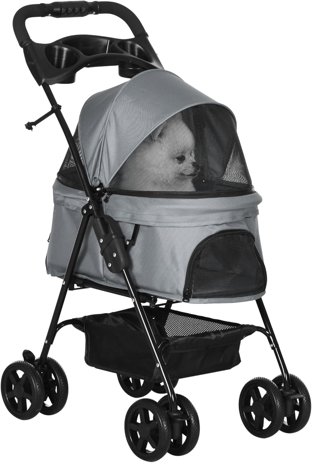 PawHut Foldable Pet Stroller