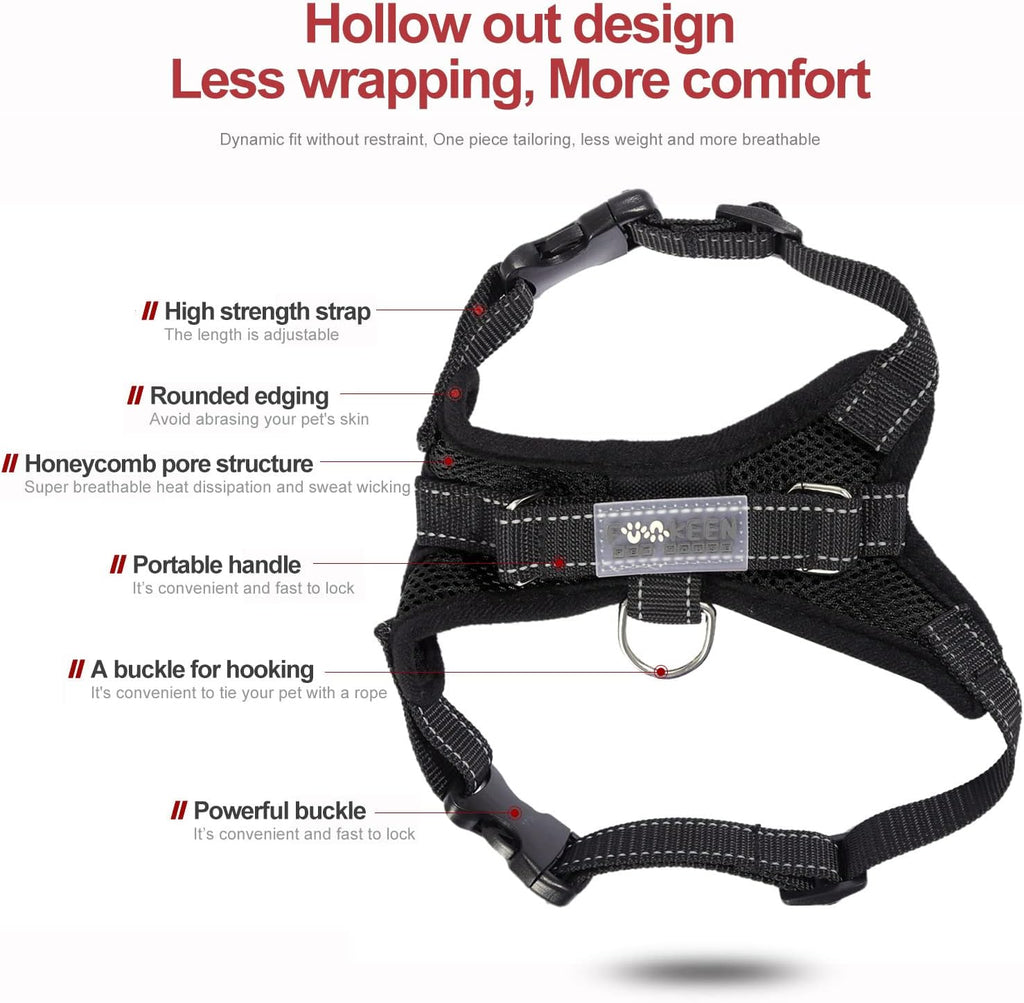 Dog Harness Mesh Breathable Comfortable Pet Vest | PetNestUK