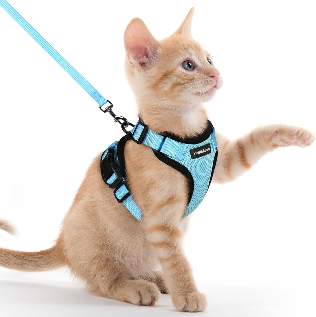 rabbitgoo Cat Harness and Lead Set, Escape Proof | PetNestUK