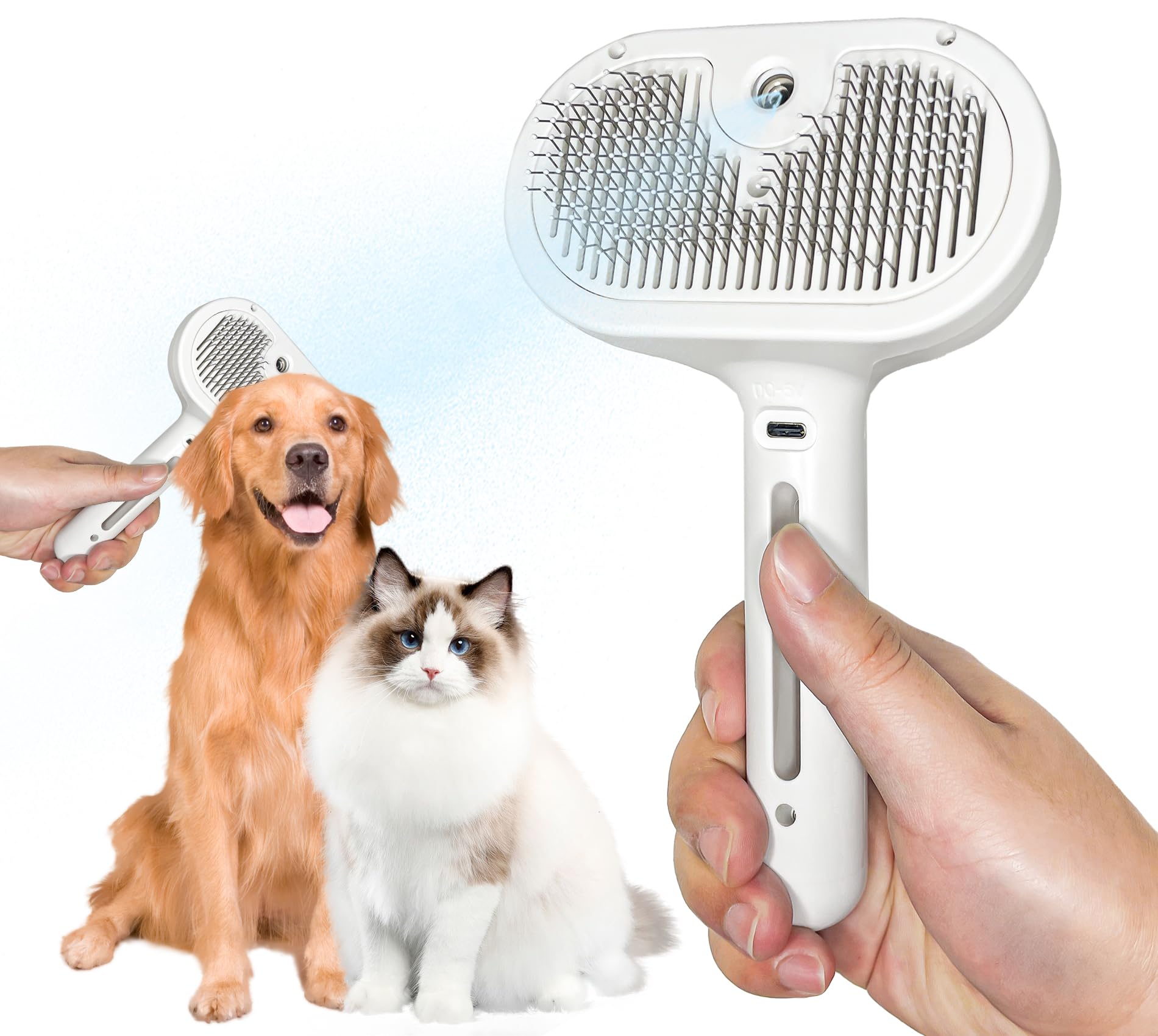 2 in 1 Pet Spray Hair Removal Comb | PetNestUK
