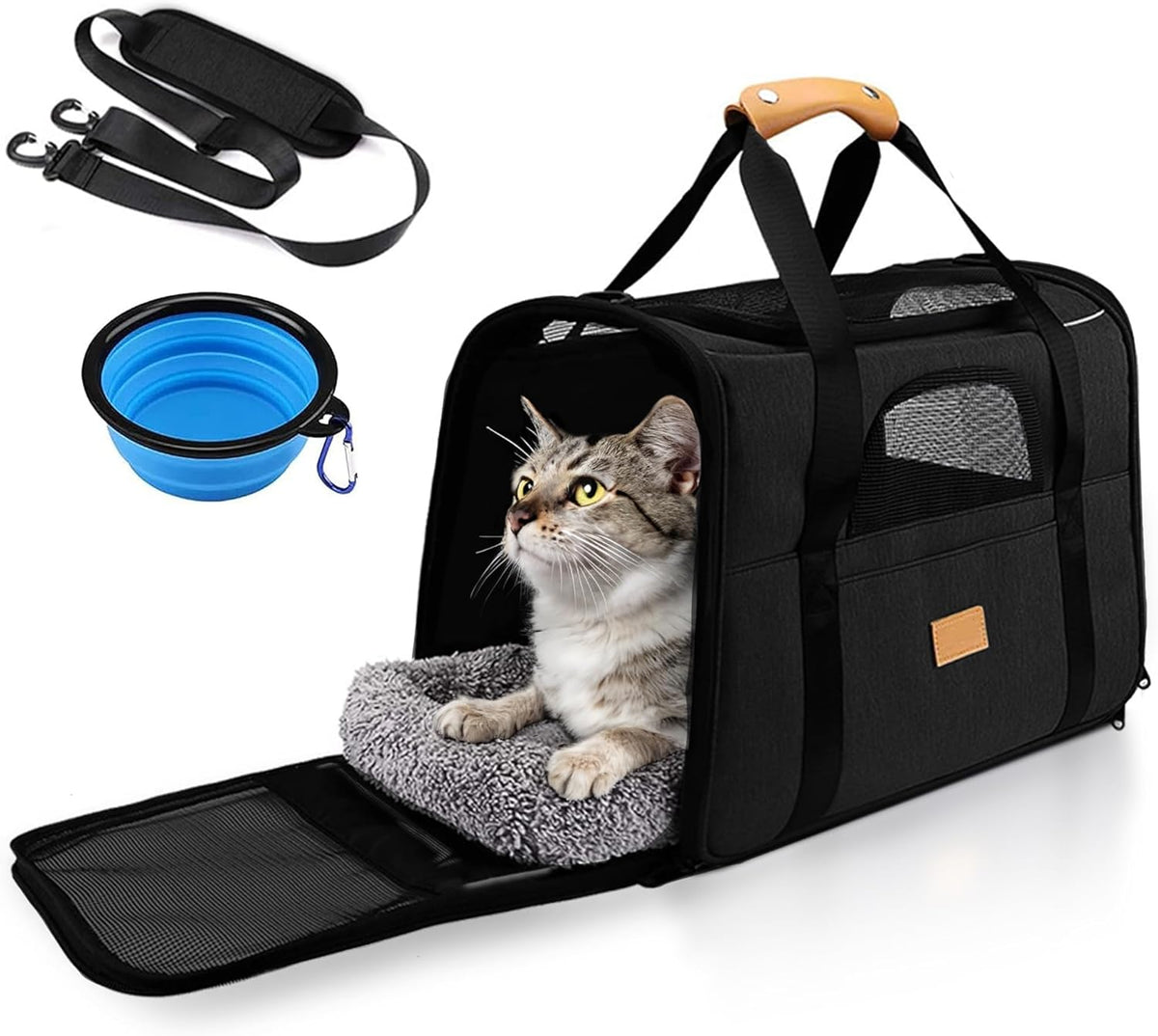 SOKANA Foldable Pet Carrier with Shoulder Strap