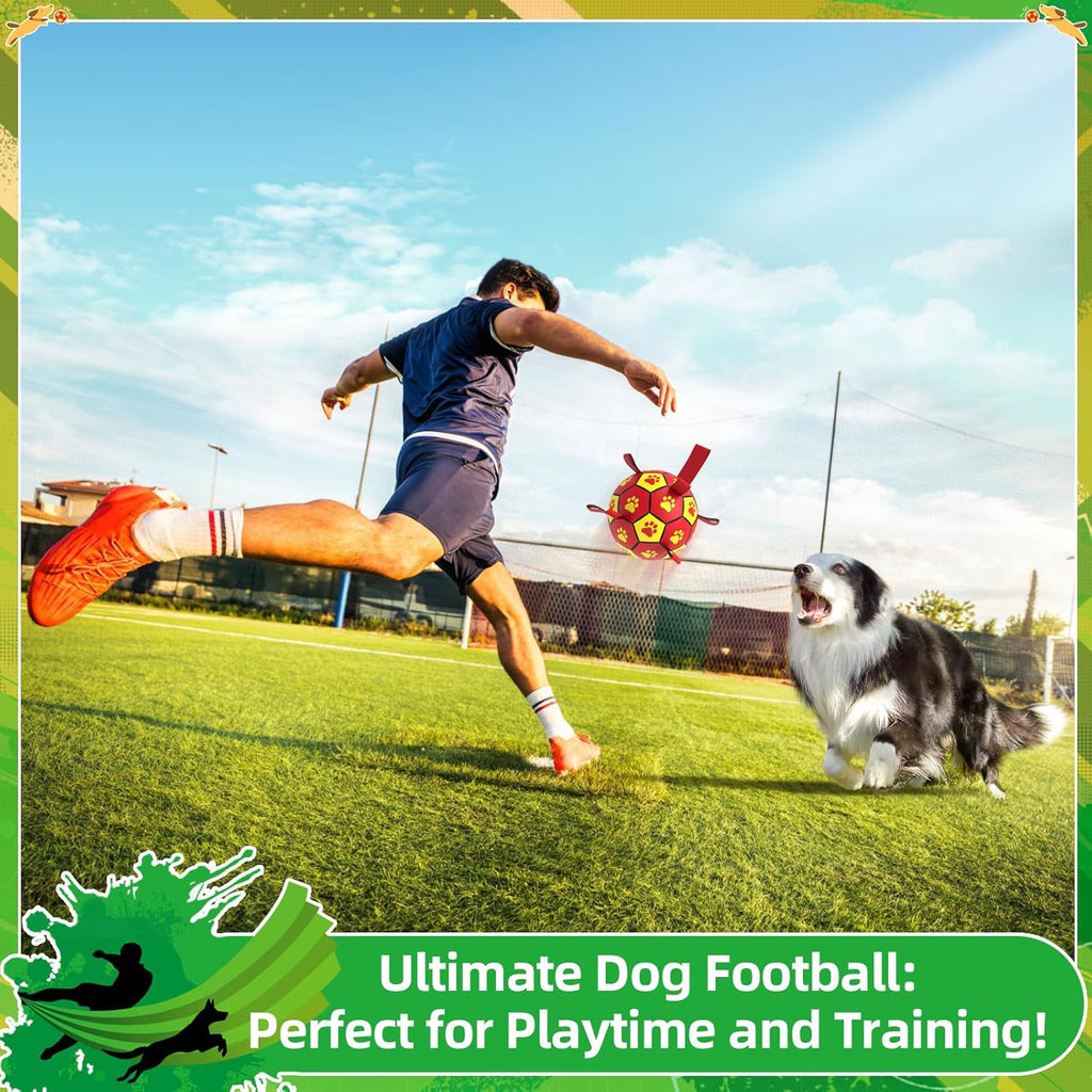 HETOO Dog Football with Grab Tabs