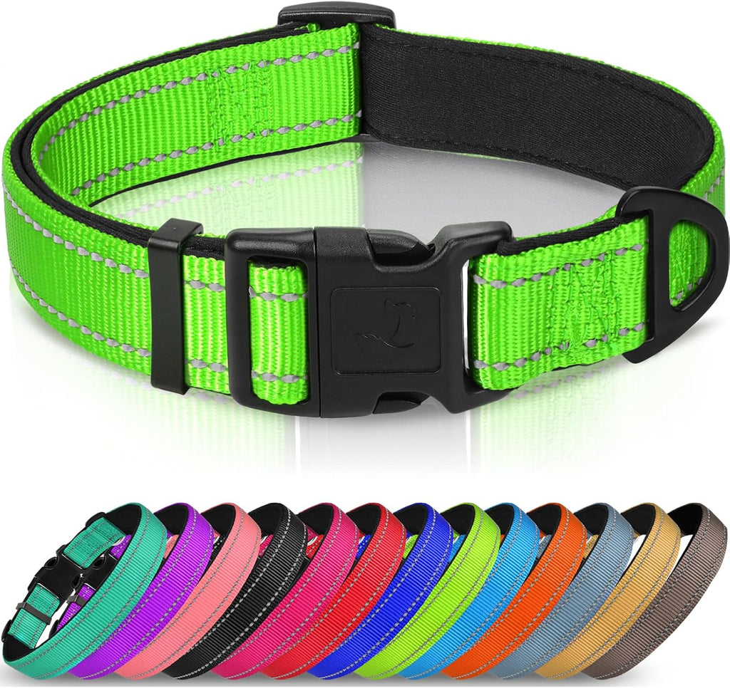 Joytale Reflective Dog Collar with Neoprene Padding