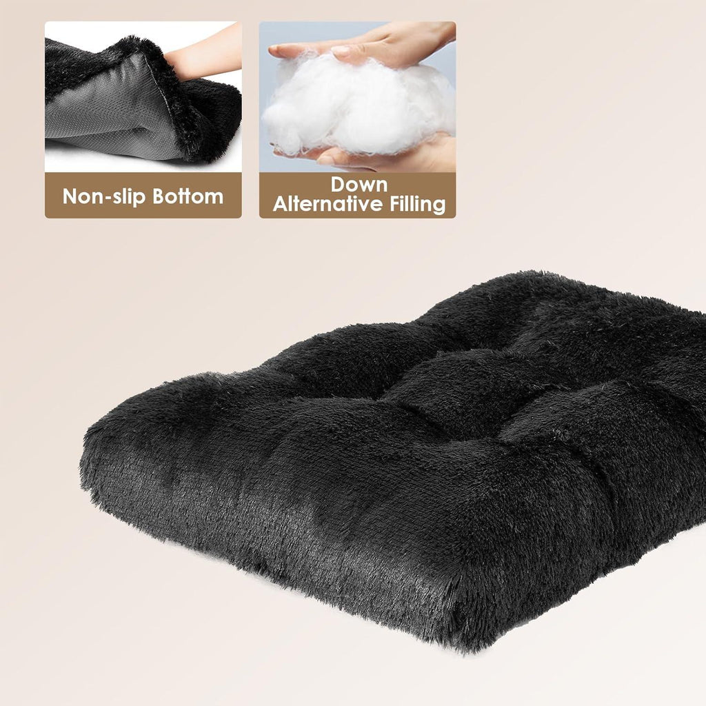 EHEYCIGA Calming Dog Bed Medium, Fluffy Anti | PetNestUK
