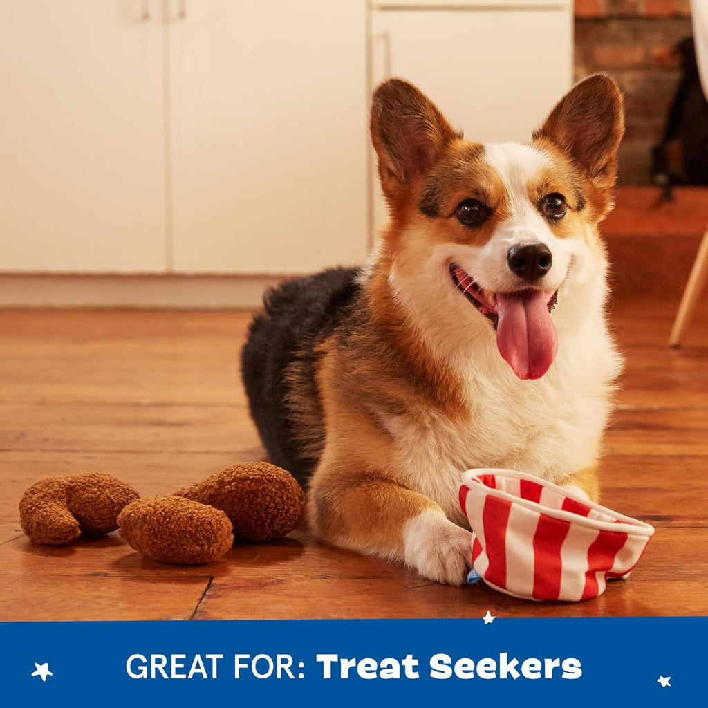 Barkbox 2 in 1 Interactive Plush Dog Toy - Rip | PetNestUK