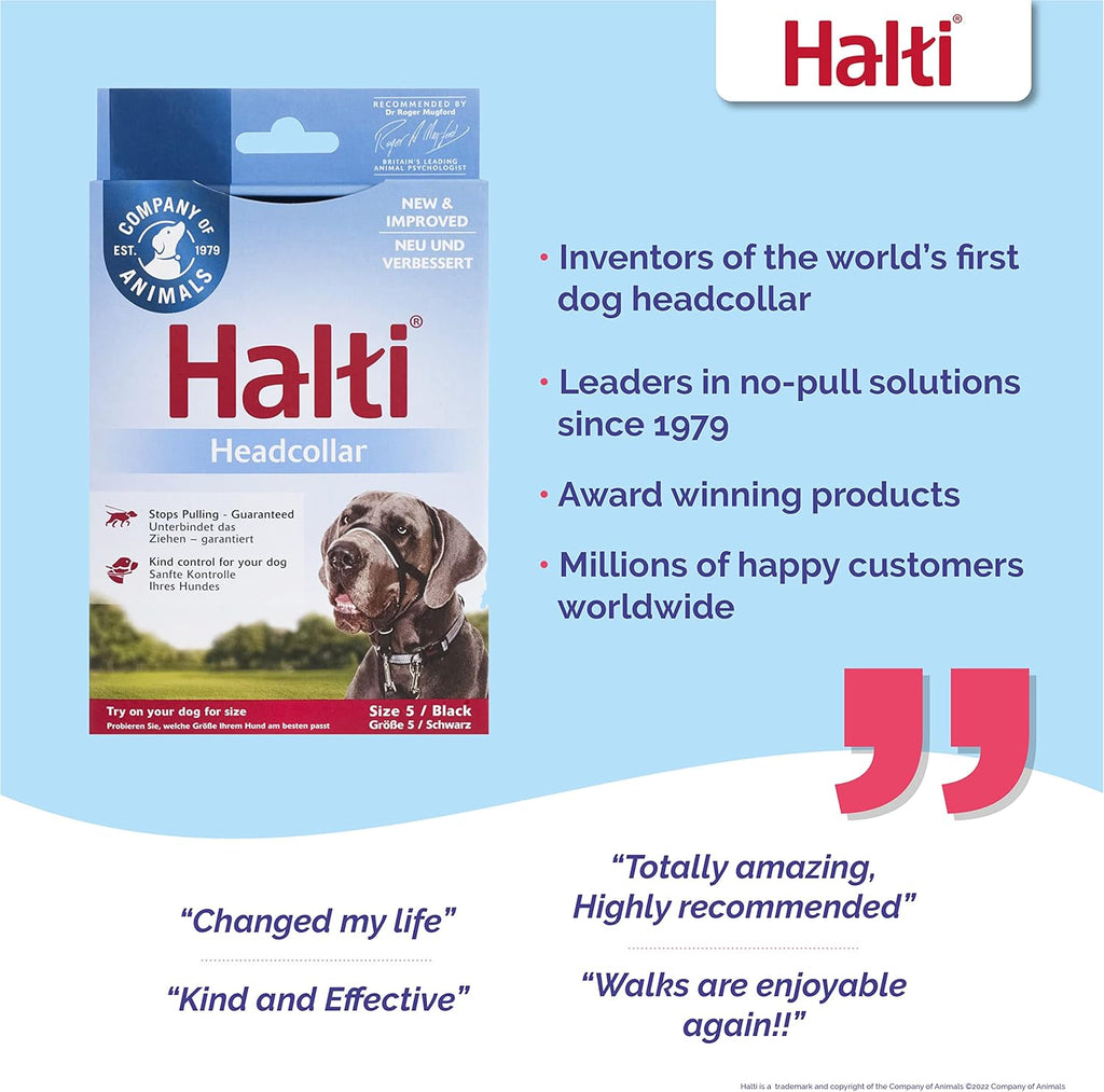 HALTI Adjustable Dog Headcollar