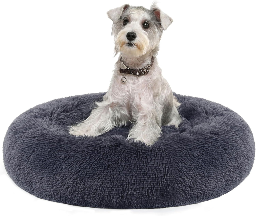Feandrea Plush Donut Pet Bed