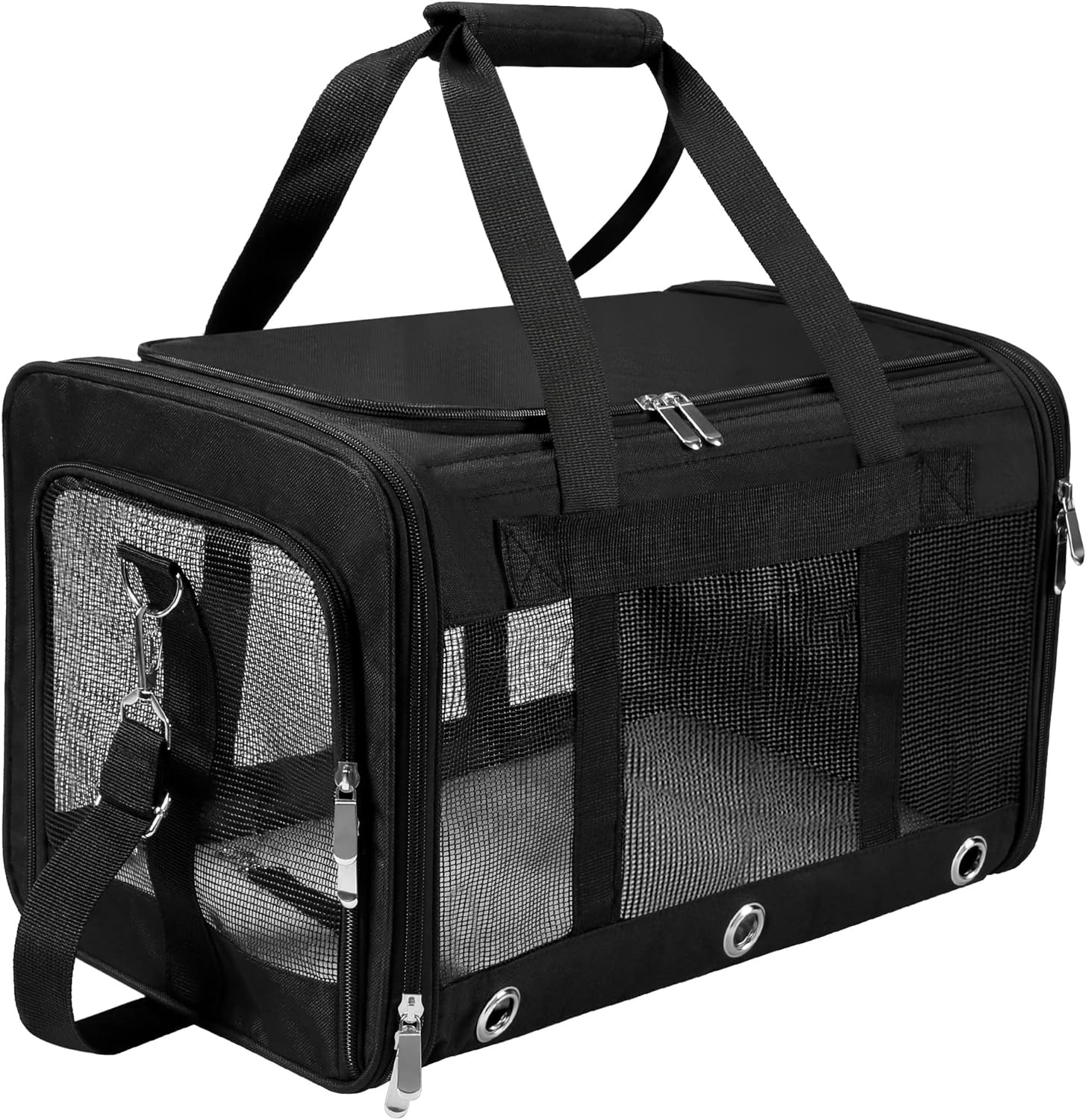 Soft Sided Foldable Cat/Dog/Pet Carrier Bag, | PetNestUK