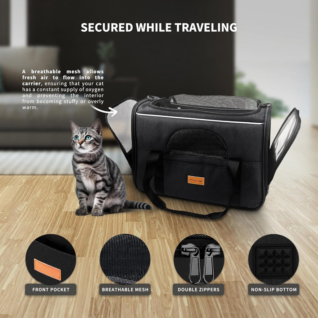 SOKANA Foldable Cat Carrier - Large Pet Carrier | PetNestUK