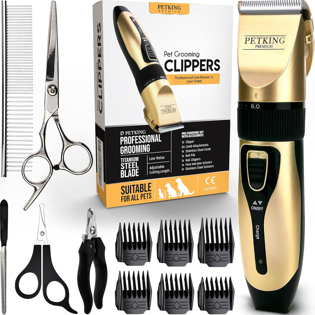 Premium Pet Grooming Kit for Dogs Cats | PetNestUK