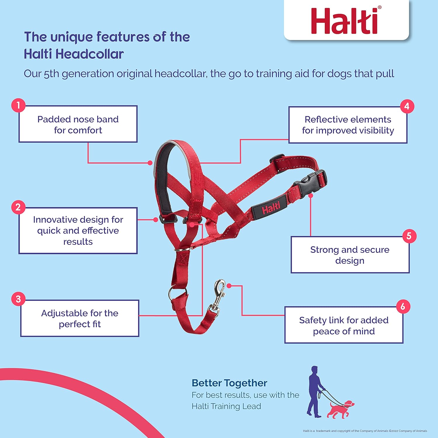 HALTI Headcollar, UK Bestselling Harness to Stop | PetNestUK
