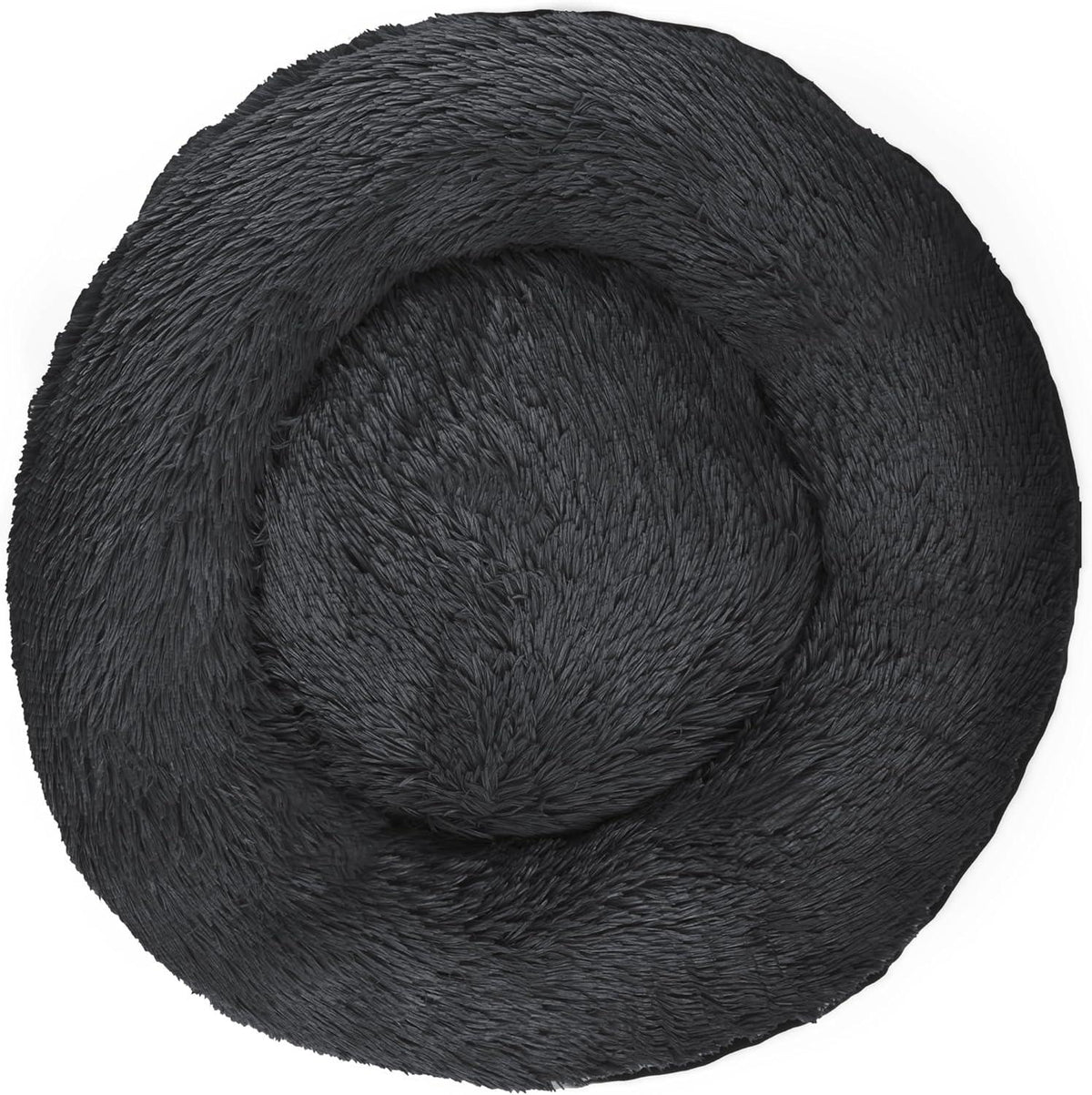 Woof & Whiskers Faux-Fur Donut Pet Bed