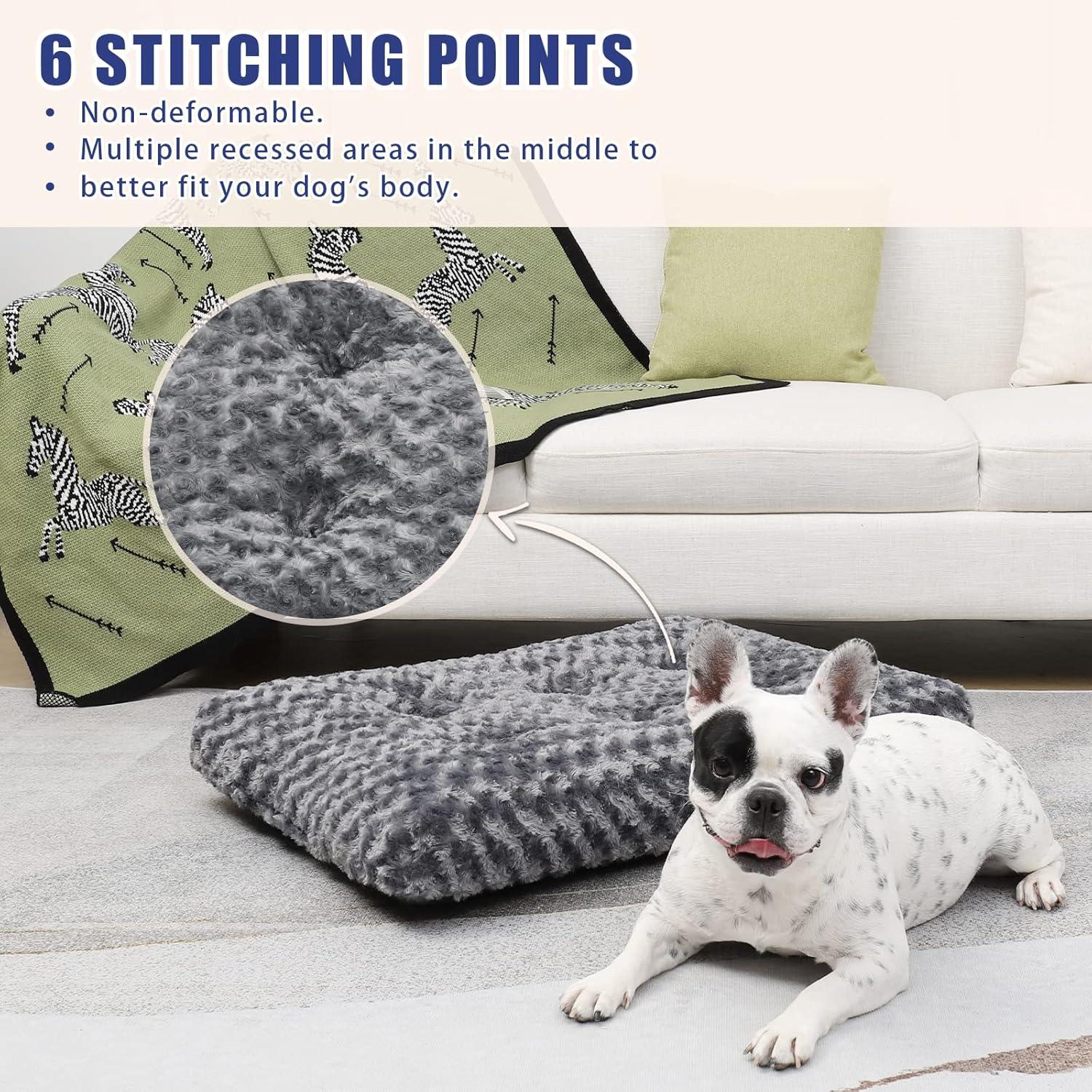 KSIIA Large Dog Bed Washable, Calming Dog Bed, | PetNestUK