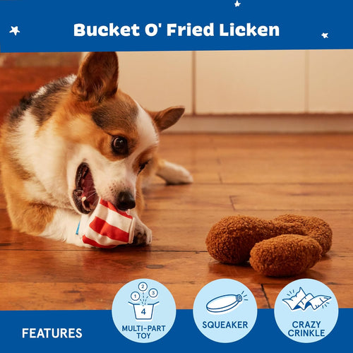 BarkBox Multi-Part Plush Dog Toys