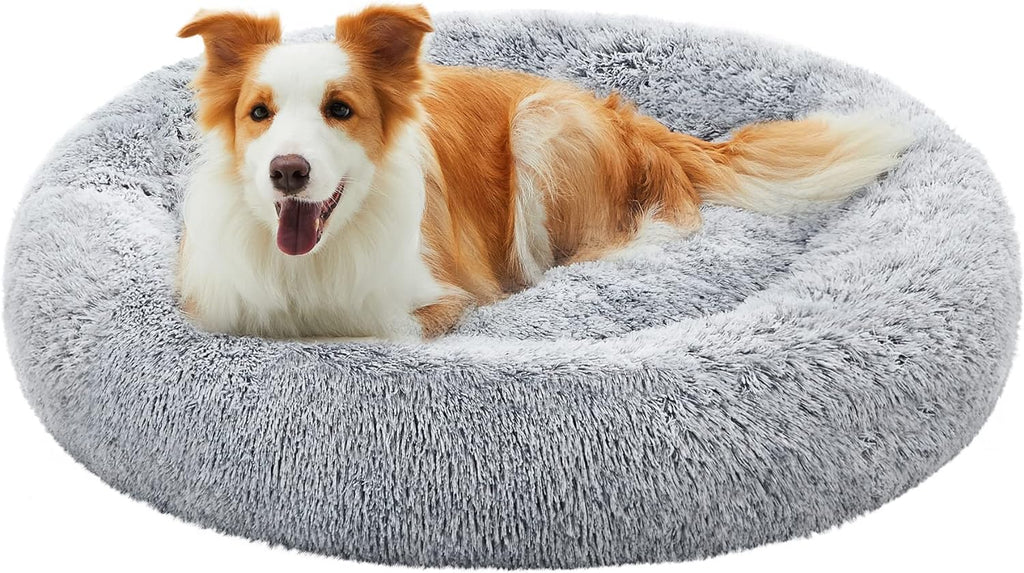 Feandrea Dog Bed, Donut Cat Bed, Fluffy Calming | PetNestUK