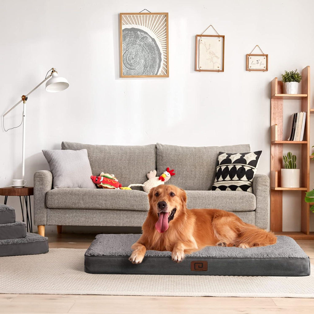 EHEYCIGA Foam Dog Mattress with Removable Cover
