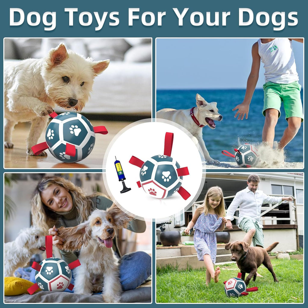 HETOO Interactive Dog Football Toys with Grab | PetNestUK