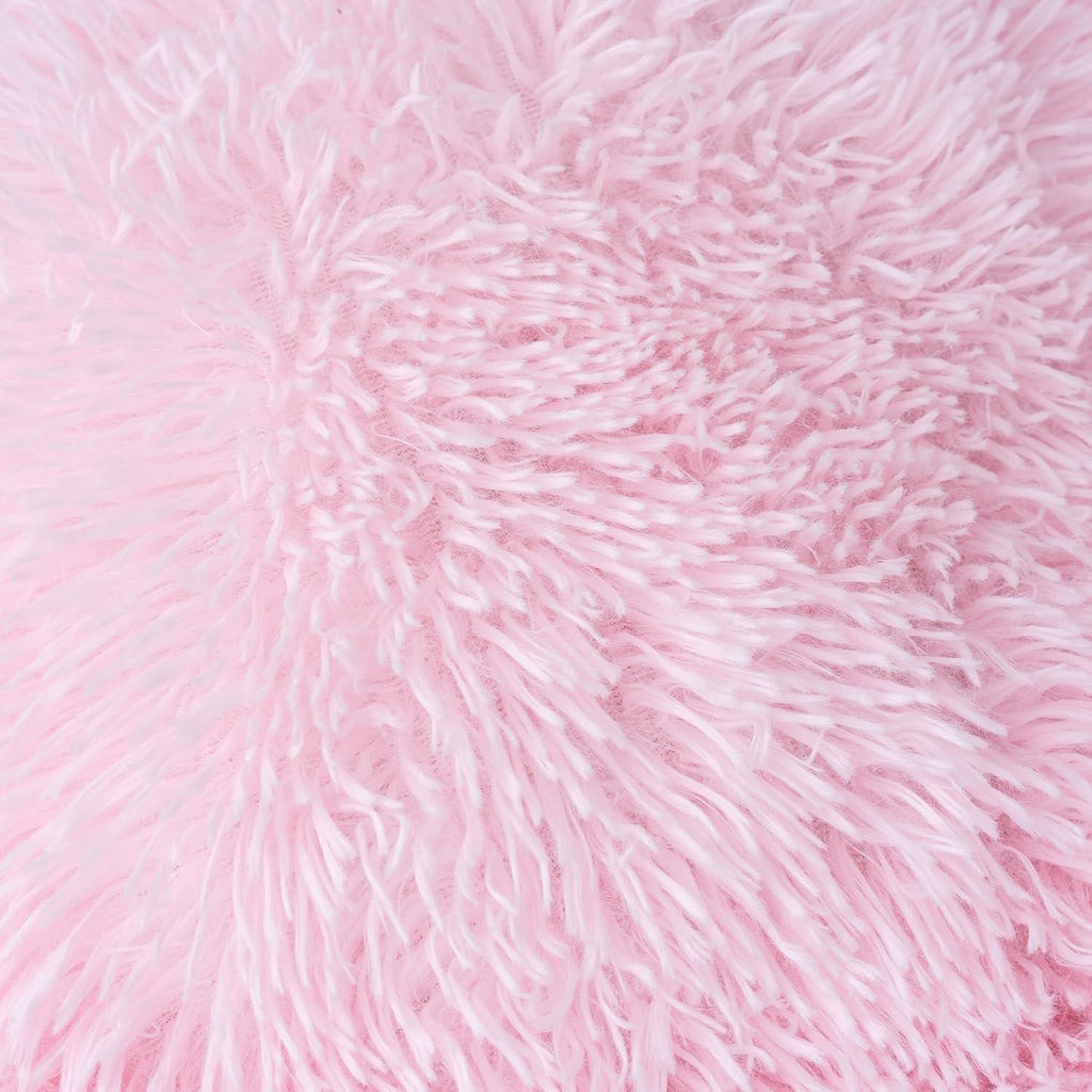 Woof & Whiskers Faux-Fur Donut Pet Bed