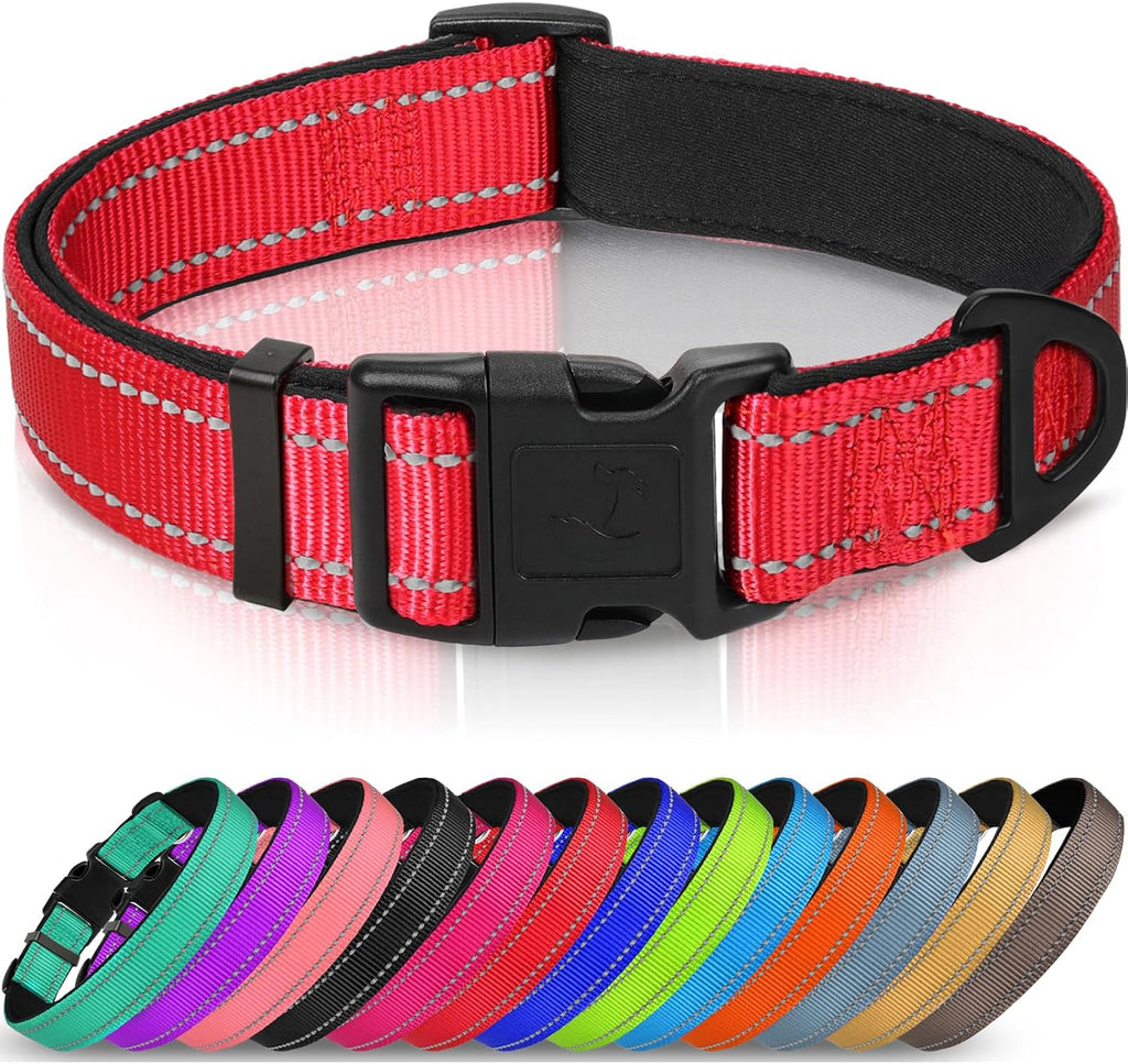 Joytale Reflective Dog Collar with Neoprene Padding