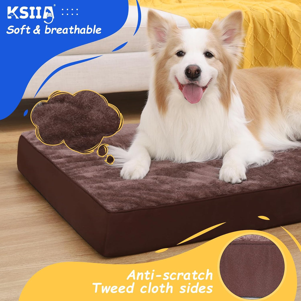 KSIIA Dog Beds Large Washable, Orthopedic Dog | PetNestUK