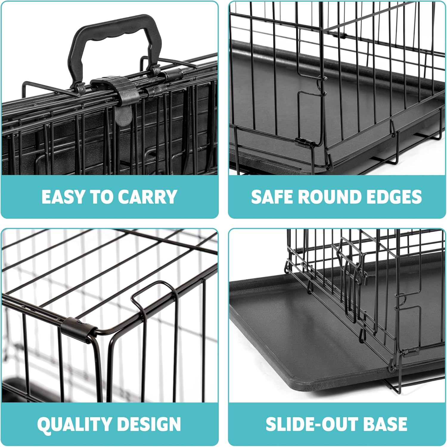 Dog Crate Dog Puppy Pet Cage, Dog Crate with | PetNestUK