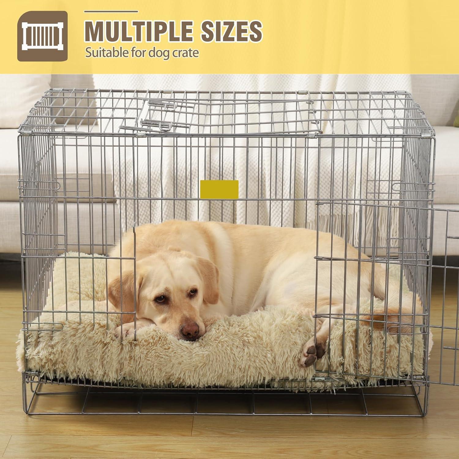 KSIIA Large Dog Bed Washable, Calming Dog Bed, | PetNestUK