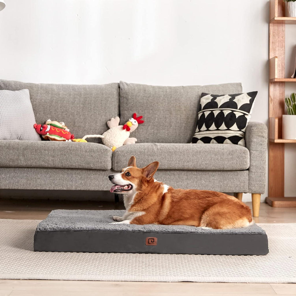 EHEYCIGA Foam Dog Mattress with Removable Cover