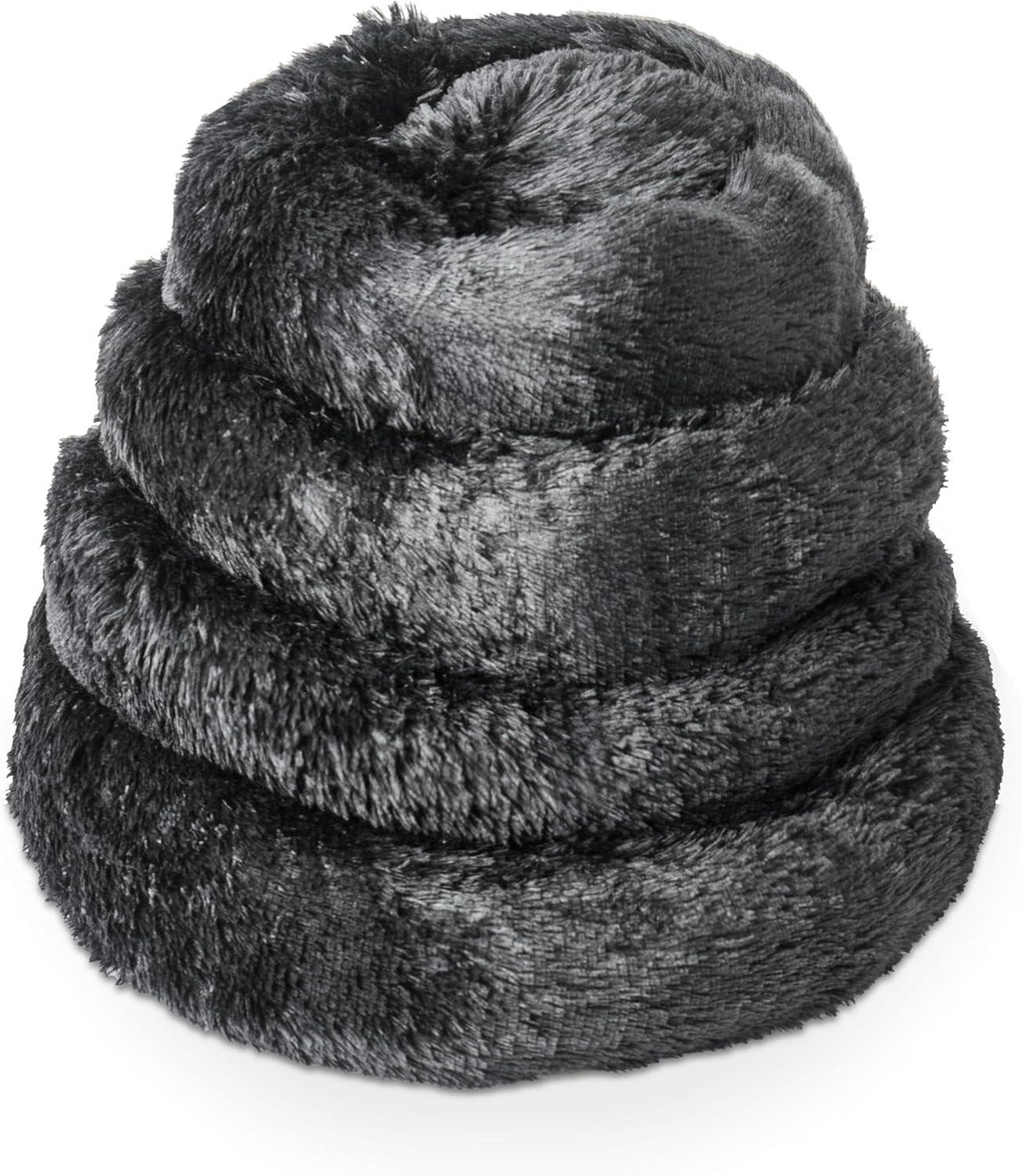 Woof & Whiskers Faux-Fur Donut Pet Bed