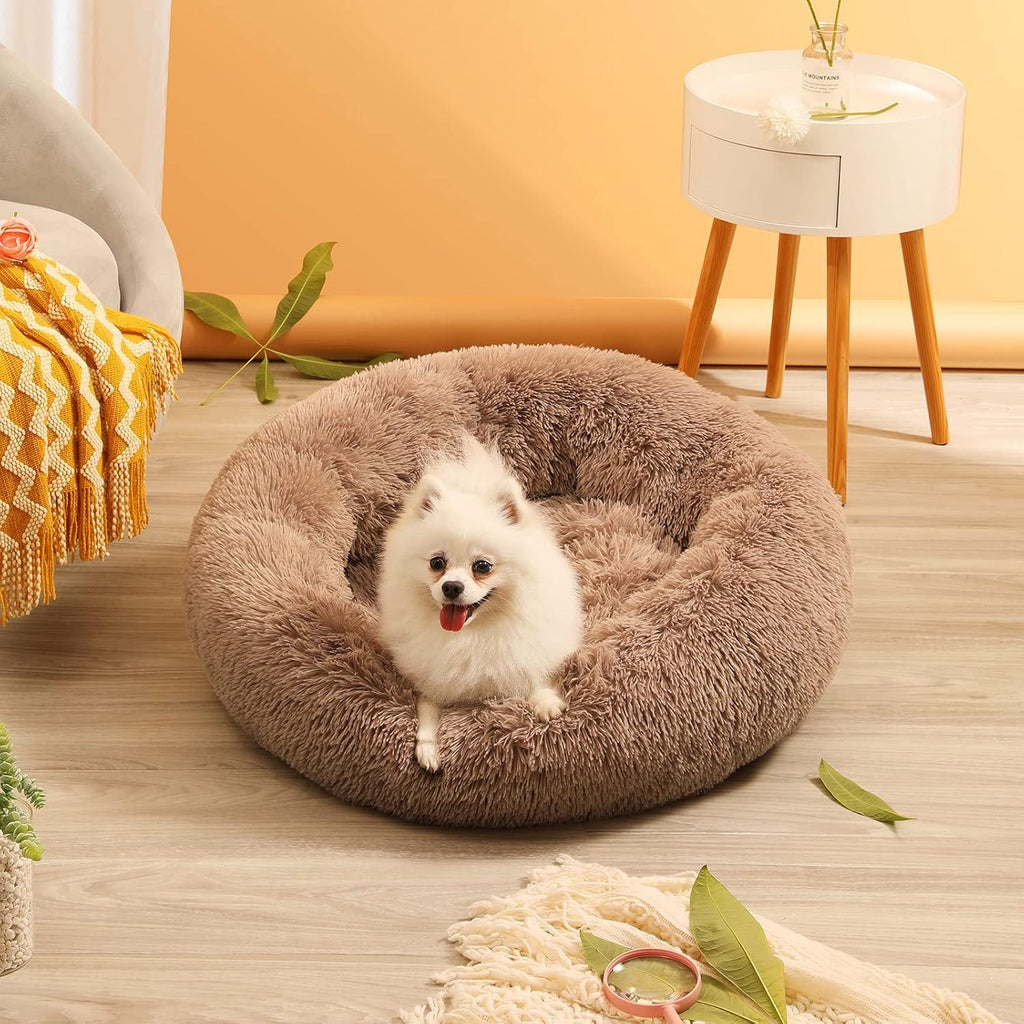 YOJOGEE Calming Donut Puppy Bed for Medium Small | PetNestUK