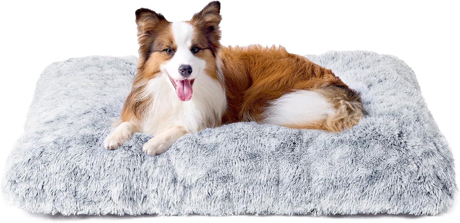 EHEYCIGA Calming Dog Bed Medium, Fluffy Anti | PetNestUK
