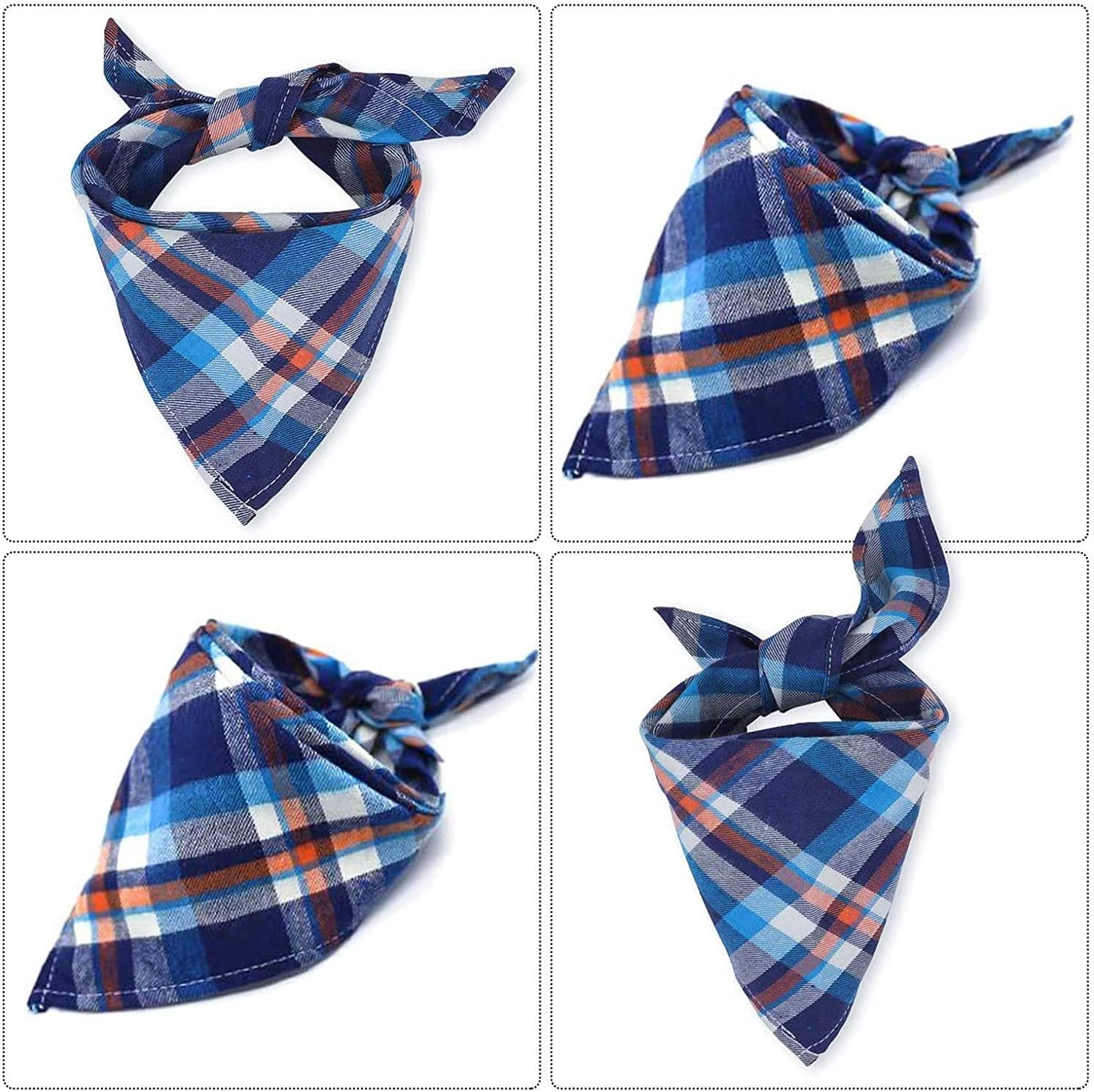 VIPITH, Bandana for Dogs, Pack of 8 Washable | PetNestUK