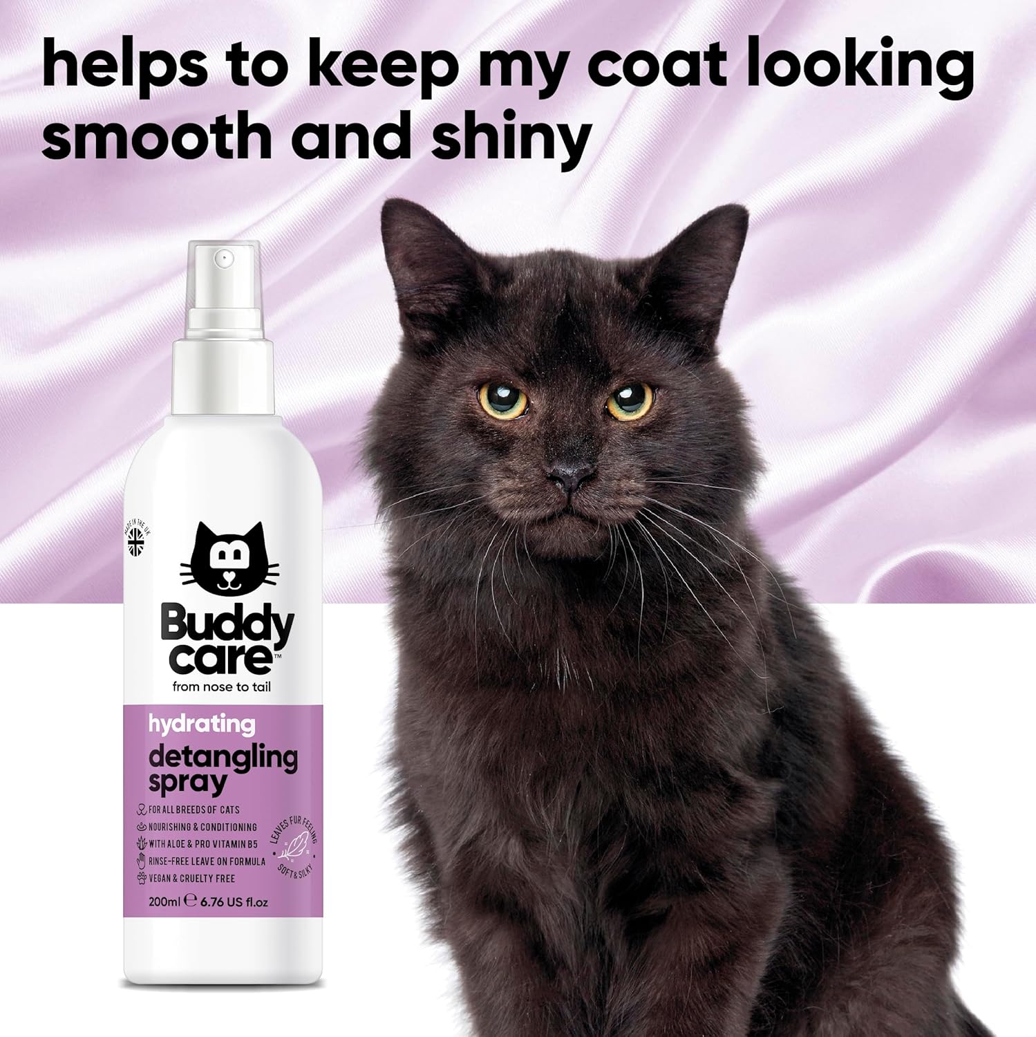 Cat Detangling Spray by Buddycare | PetNestUK