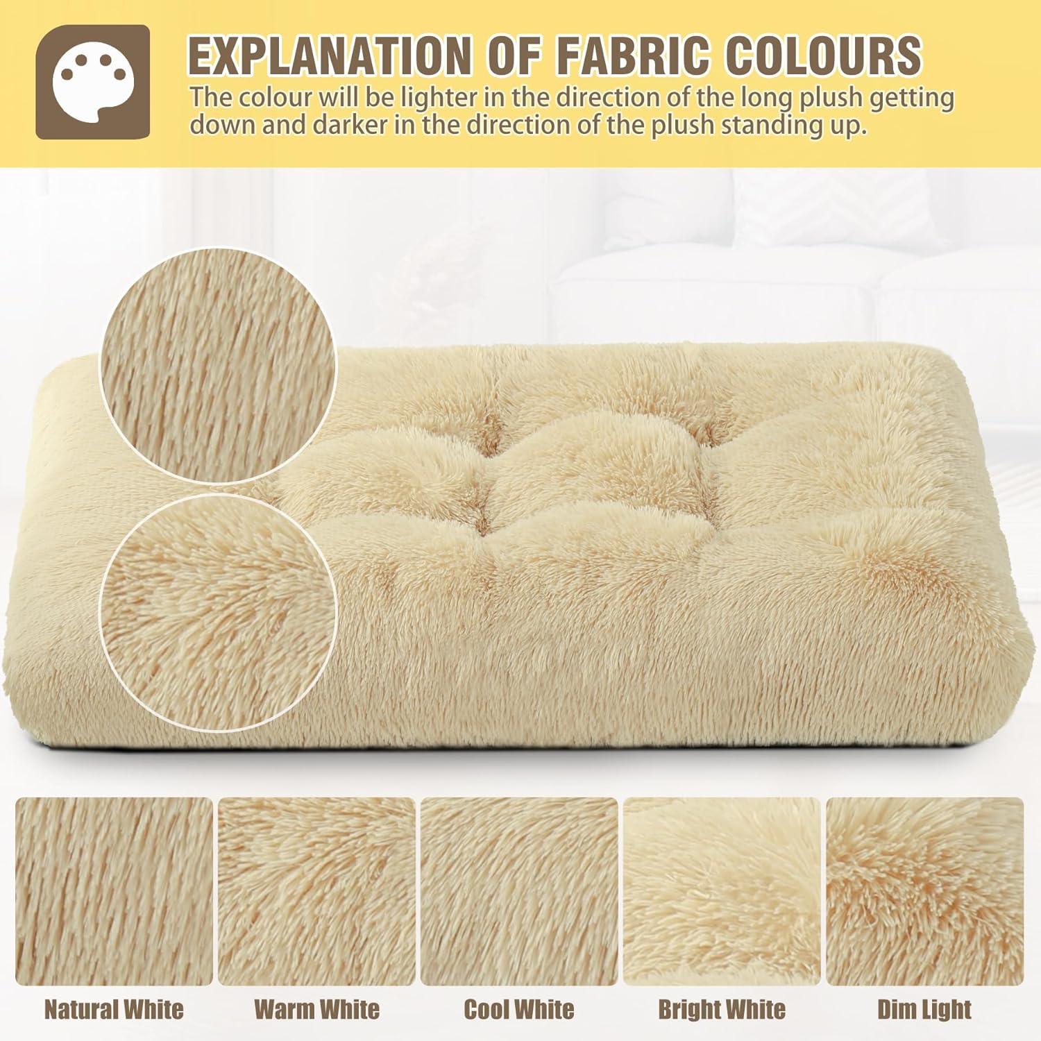KSIIA Large Dog Bed Washable, Calming Dog Bed, | PetNestUK
