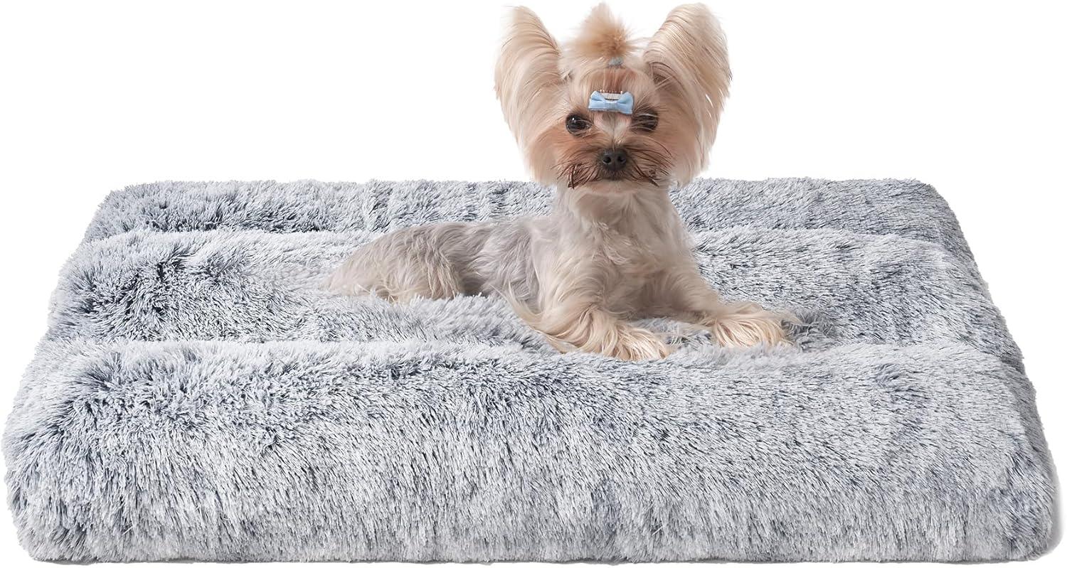 EHEYCIGA Calming Dog Bed Medium, Fluffy Anti | PetNestUK
