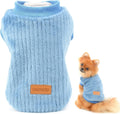 SMALLLEE_LUCKY_STORE Ribbed Fleece Pet Jumper