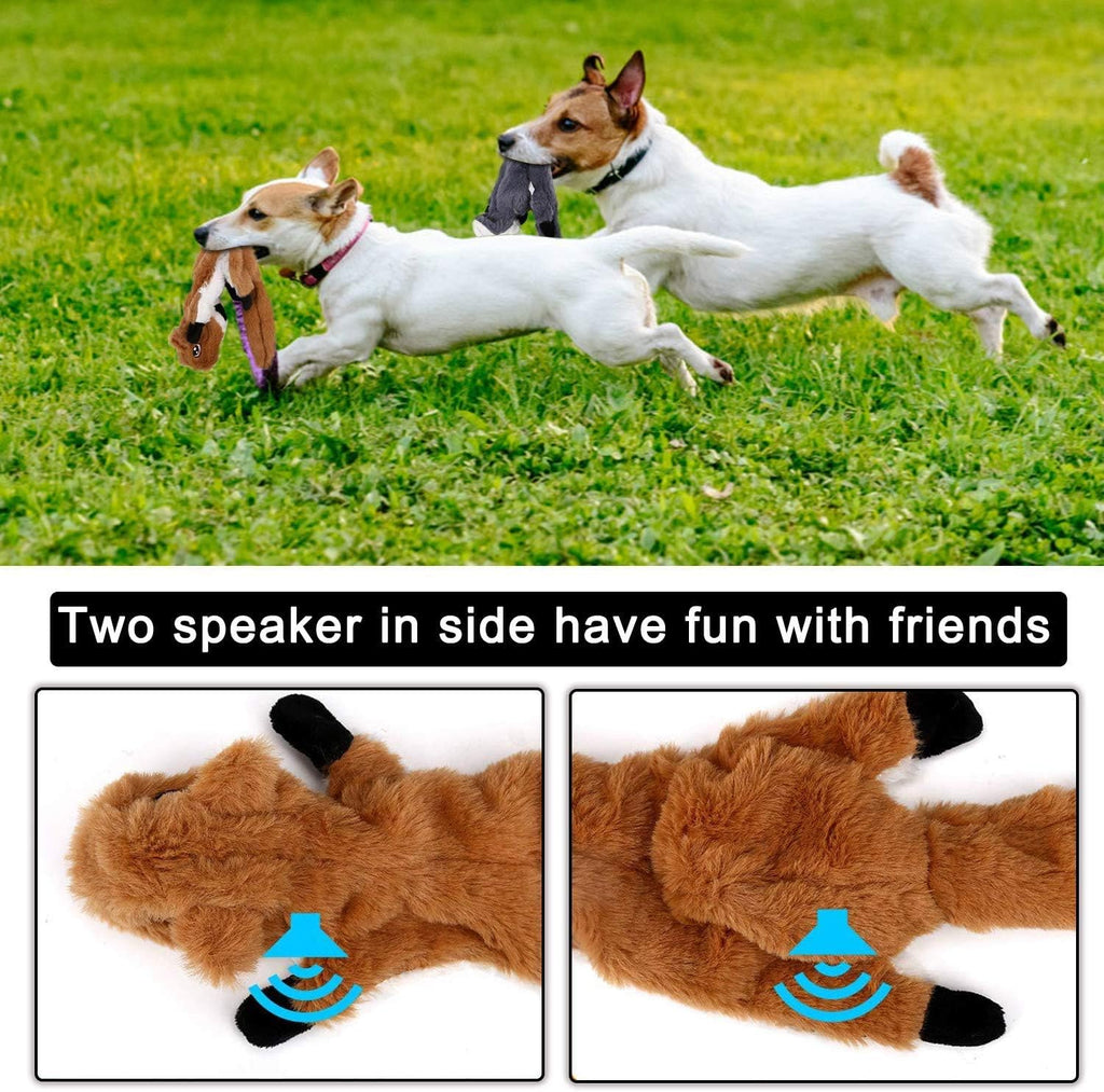 Newthinking No Stuffing Dog Toys, 5 Pack Squeaky | PetNestUK