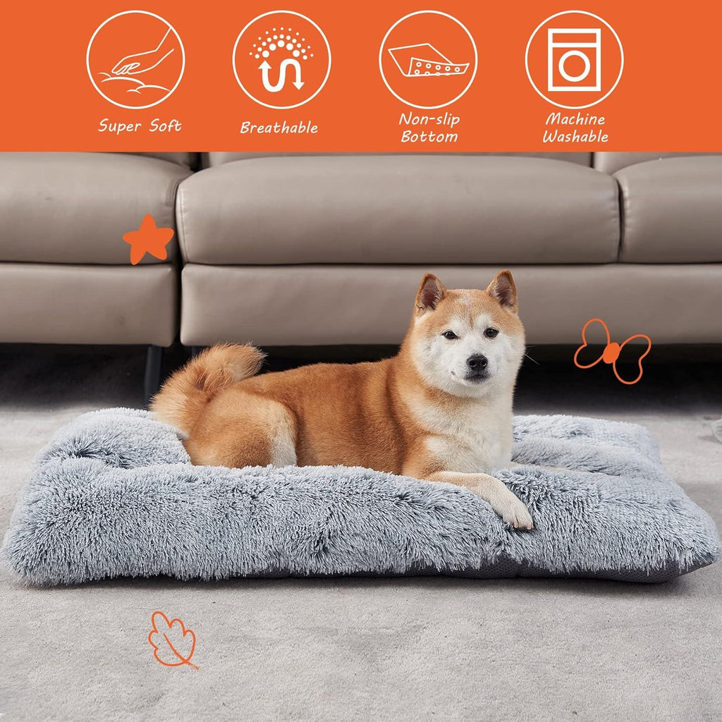 EHEYCIGA Calming Dog Bed Medium, Fluffy Anti | PetNestUK
