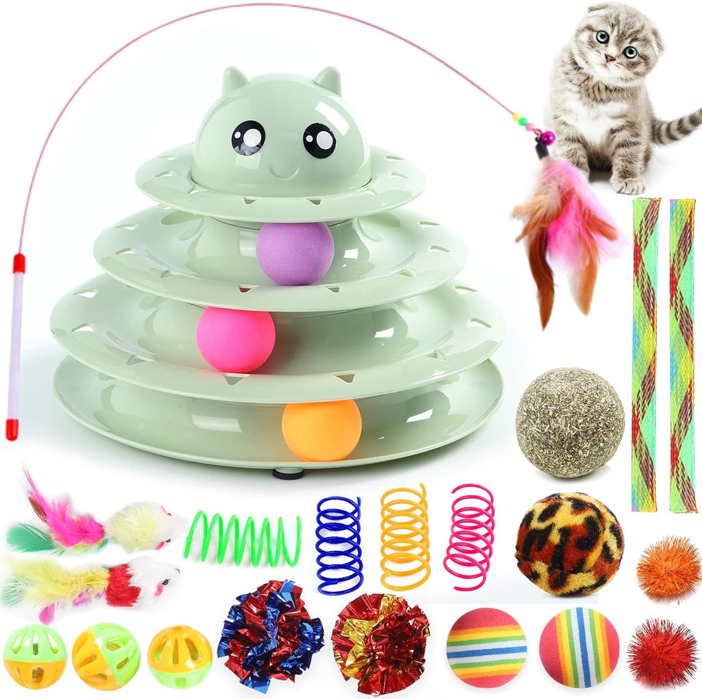 Suhaco 21 Pack Cat Toys for Indoor Cats | PetNestUK