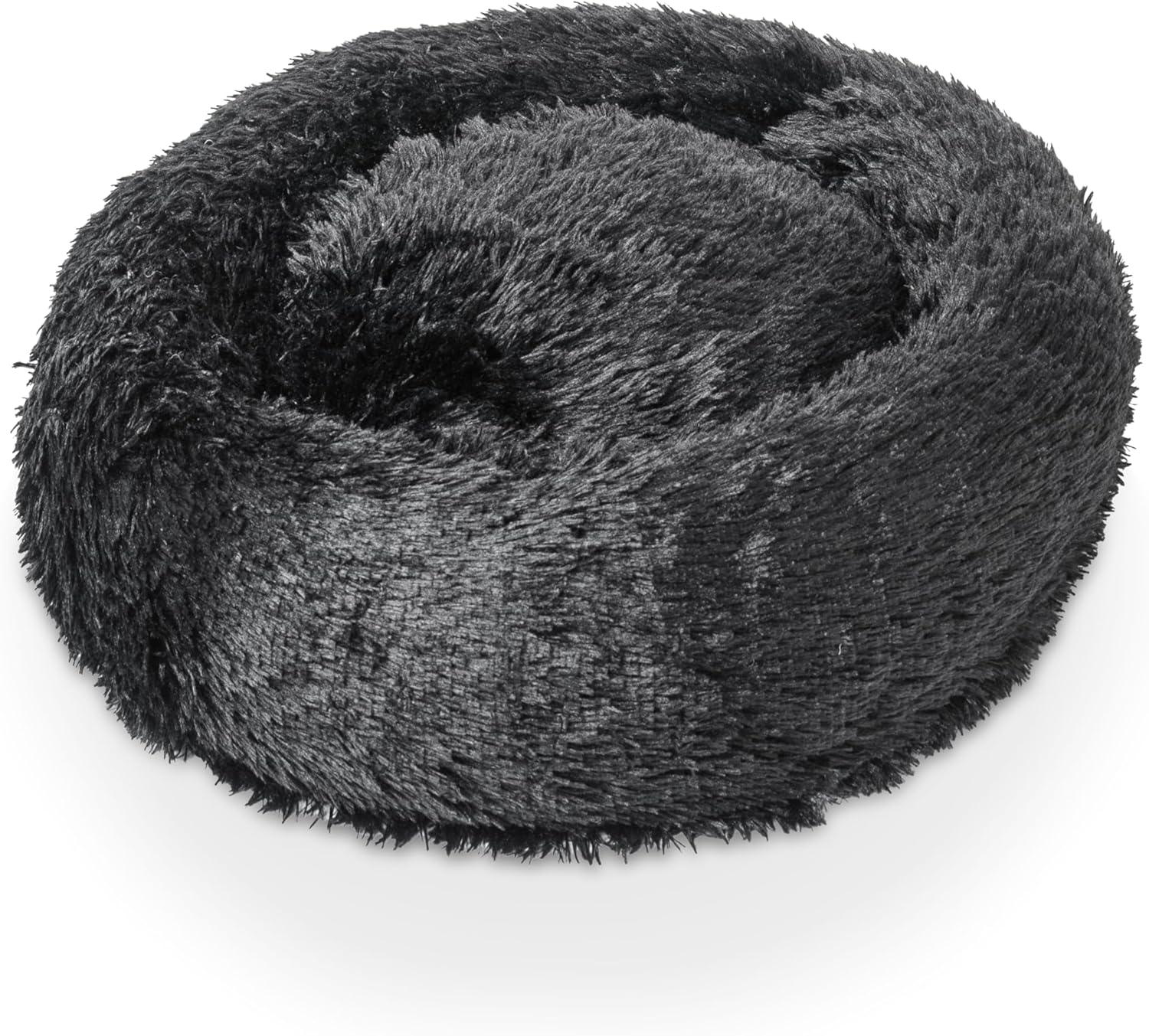 Woof & Whiskers Donut Beds For Dogs Grey Dog Bed | PetNestUK