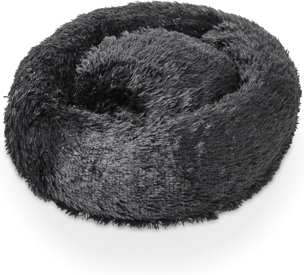 Woof & Whiskers Faux-Fur Donut Pet Bed