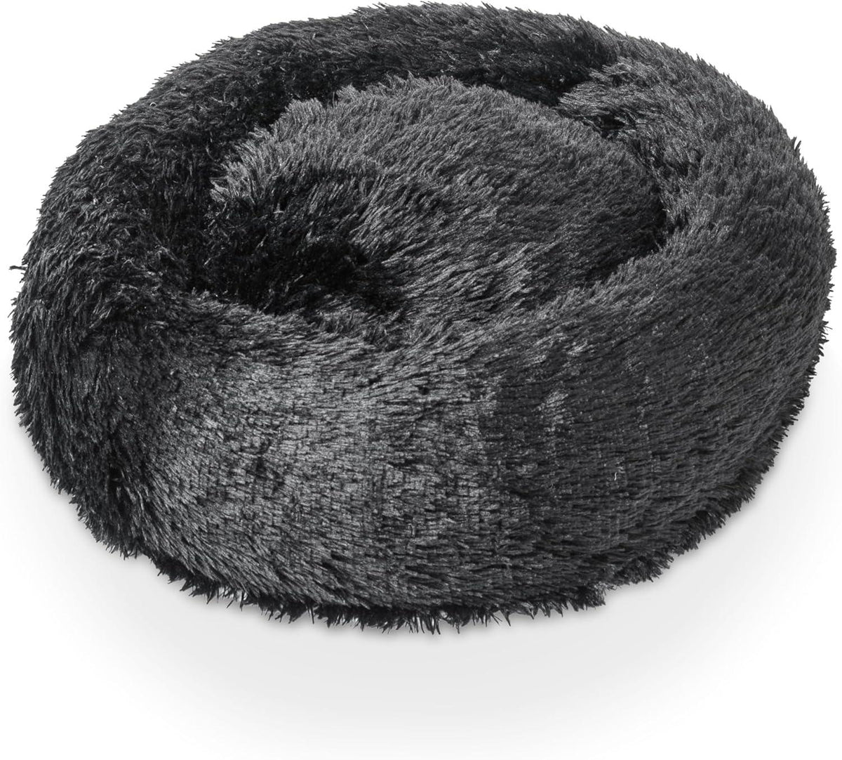 Woof & Whiskers Faux-Fur Donut Pet Bed