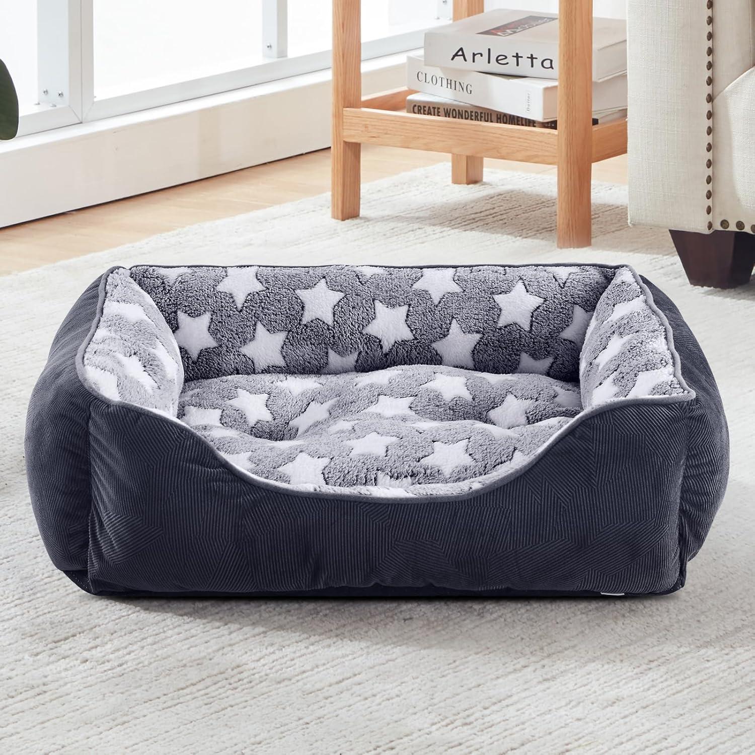 MIXJOY Dog Bed Washable, Super Soft Cosy Dog | PetNestUK