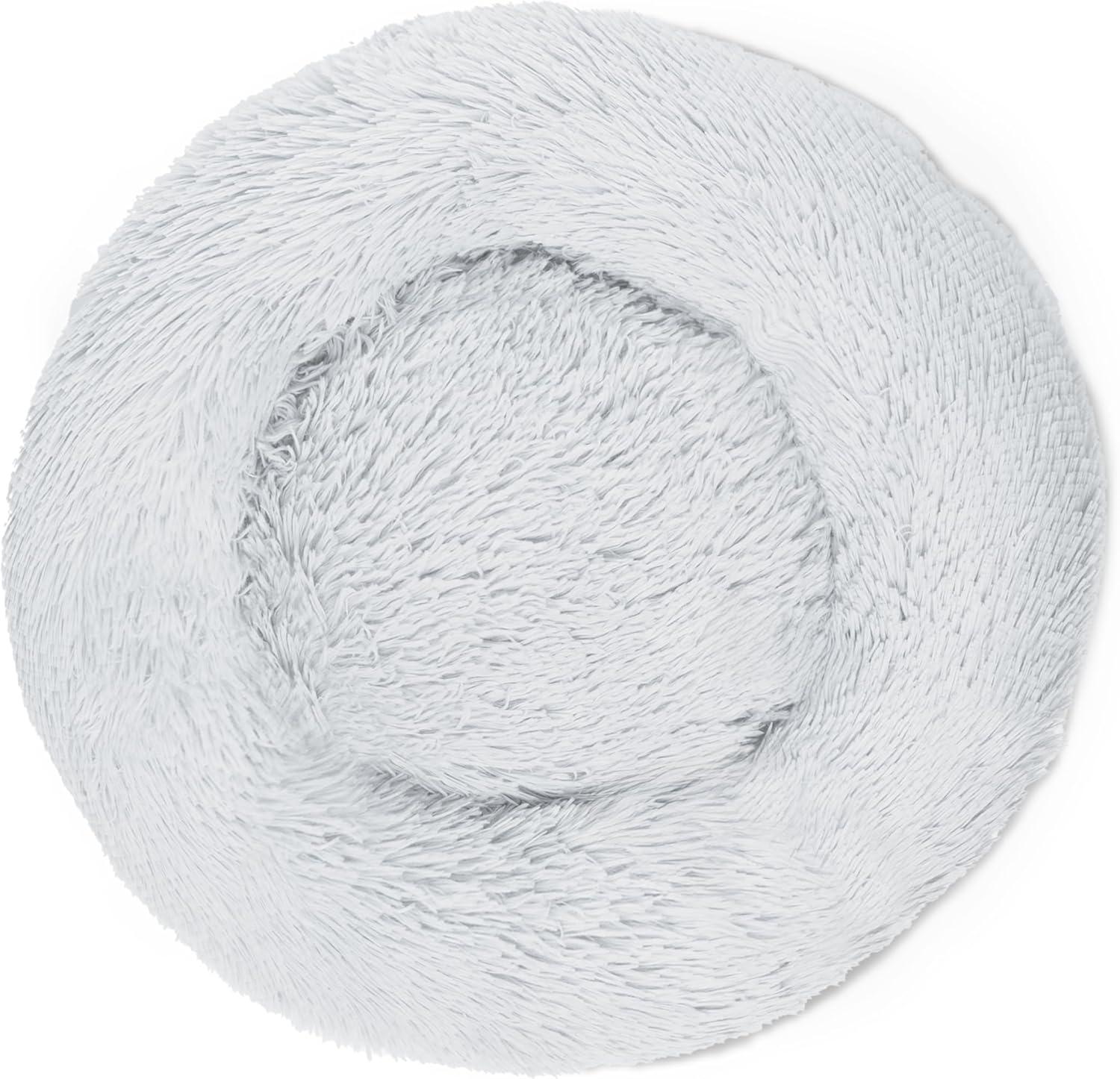 Woof & Whiskers Donut Beds For Dogs Grey Dog Bed | PetNestUK