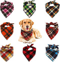 VIPITH Cotton Dog Bandanas, Pack of 8