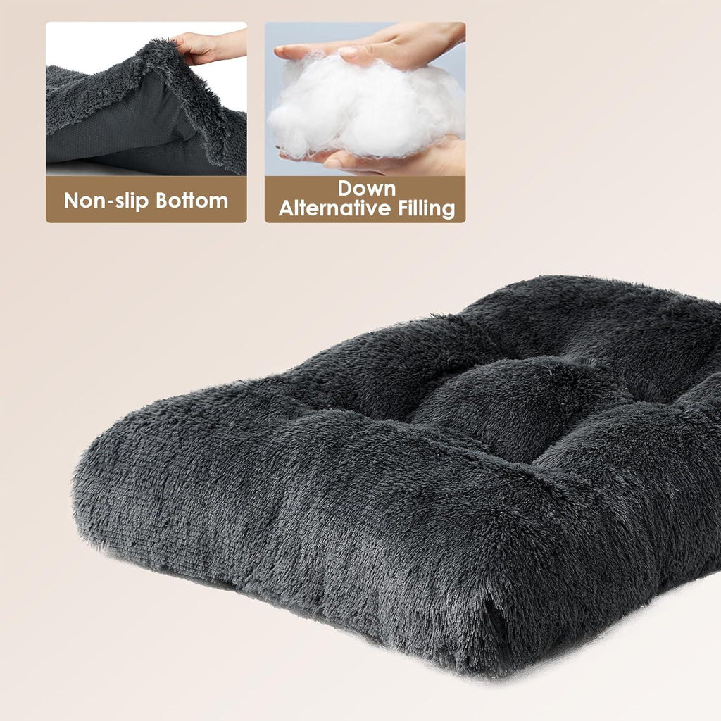 EHEYCIGA Calming Dog Bed Medium, Fluffy Anti | PetNestUK
