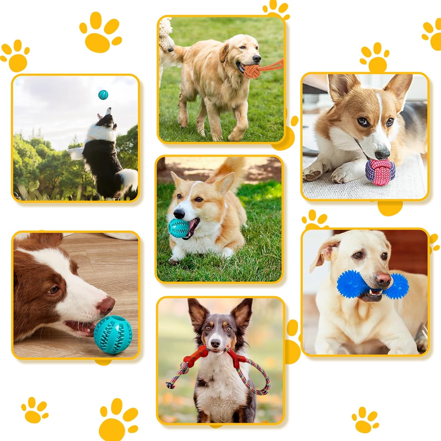 Leipple 20 Pack Luxury Dog Chew Toys for Puppy, | PetNestUK